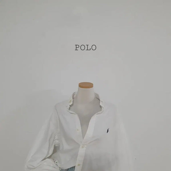 [BUNJANG] Polo Ralph Lauren White Button-Down Shirt (Size L) / No.26061005 큐알 폴로 랄프로렌 셔츠 화이트