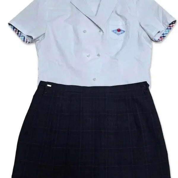 [BUNJANG] Seoul Banpo High School Summer Uniform Set / 예쁜 여자교복 하복교복 짧치세트c482(서울반포고)
