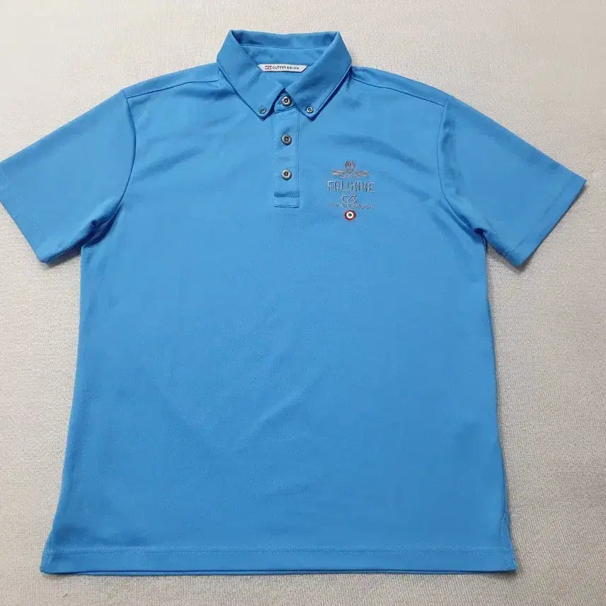 [BUNJANG] Cutter & Buck Short Sleeve Polo Shirt Blue 95 / 커터앤벅 반팔 카라티 블루 95