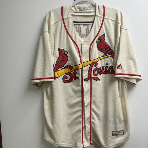 [BUNJANG] MLB St. Louis Cardinals Grichuk Baseball Jersey XL / mlb 마제스틱 세인트루이스 grichuk 야구 유니폼 XL