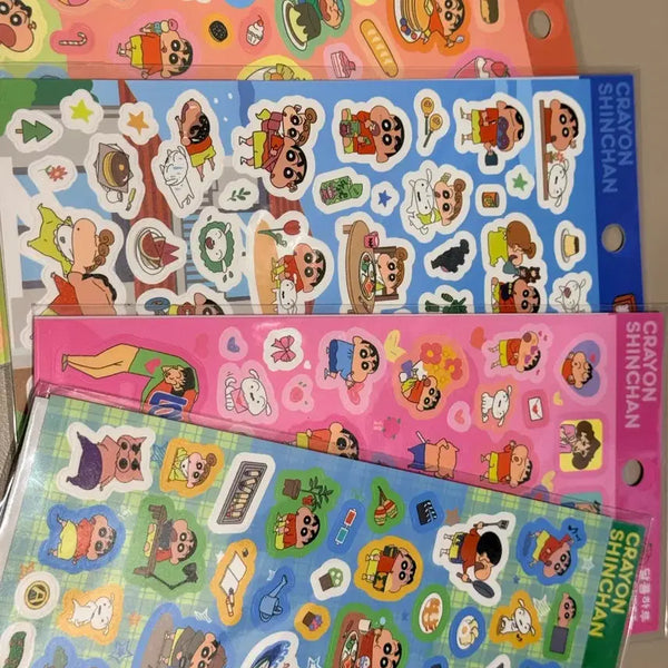 [BUNJANG] Crayon Shin-chan Sticker Set (4 Types) / 짱구 스티커 4종 세트