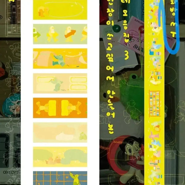 [BUNJANG] Comics Cafe Washi Tape Set / [어서오시옷] 만화방 마테 띵