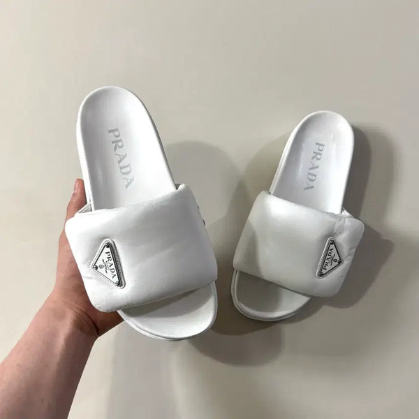 [BUNJANG] Prada Soft Padded Nappa Leather Sandals / Slippers (Size 36) / [백화점판/36]프라다 소프트 패딩 나파 레더 샌들 / 슬리퍼