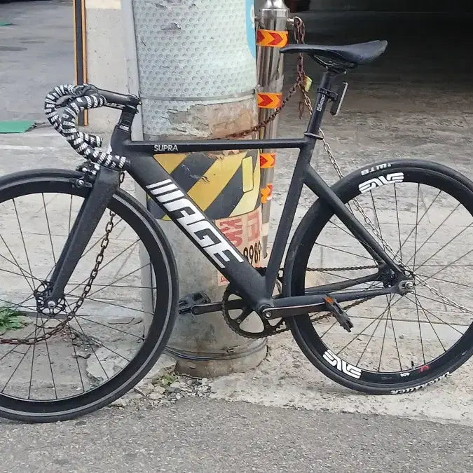 [BUNJANG] Age Supra Venom Black Fixie Bicycle / 에이지 수프라 베놈블랙 무하자급 찔러주세요 설명 확인