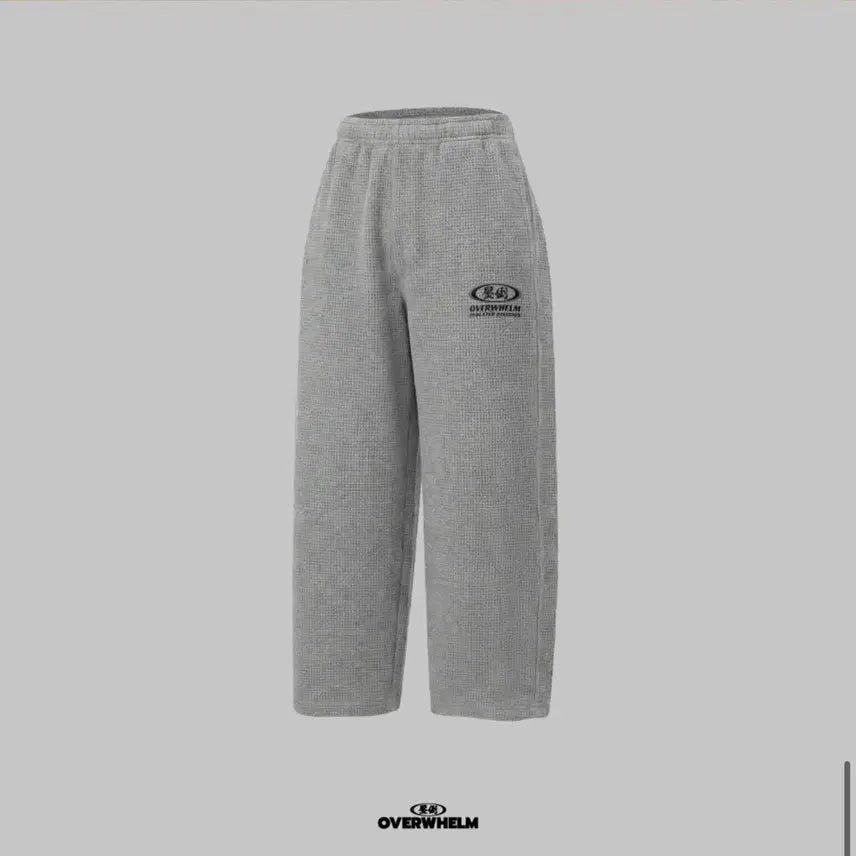 [BUNJANG] 압도 Overwhelm Waffle Grey Long Pants Size 2 / 압도 overwhelm 와플 그레이 긴바지 2사이즈 판매합니다