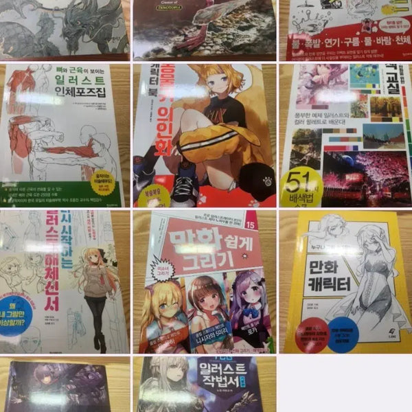 [BUNJANG] Drawing Techniques Guidebook / 그림 작법서