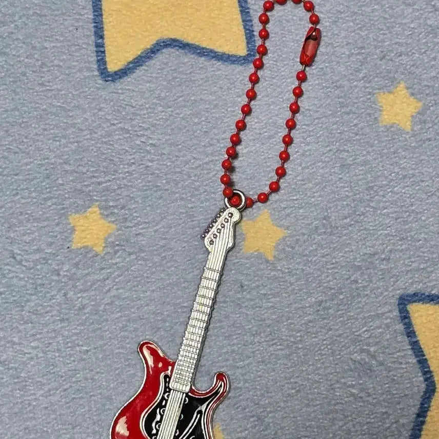 [BUNJANG] Y2K Rockstar Guitar Keychain / 급전)))) 락스타 기타 y2k 키링
