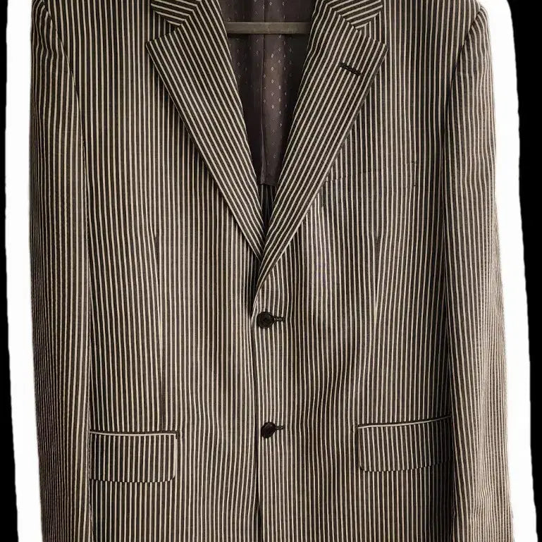 [BUNJANG] Crocodile Summer Stripe Single Jacket Size 100 / 크로커다일 여름 스트라이프  싱글 자켓 100