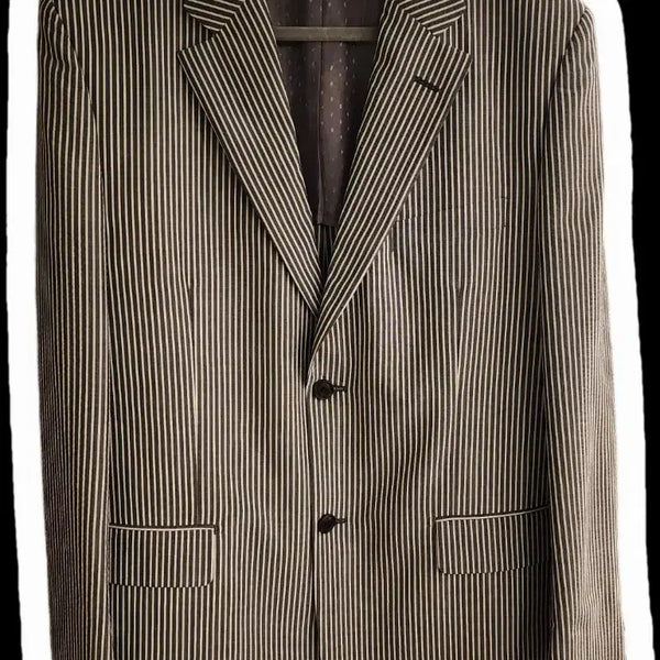 [BUNJANG] Crocodile Summer Stripe Single Jacket Size 100 / 크로커다일 여름 스트라이프  싱글 자켓 100