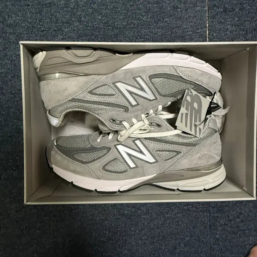 [BUNJANG] New Balance 990v4 Gray / [280]뉴발란스 990v4 그레이 팝니다.