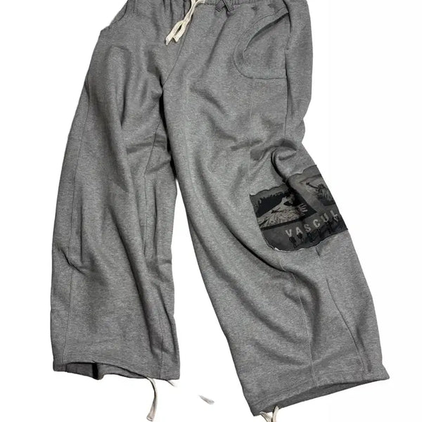 [BUNJANG] VASCULAR OS Sweatpants Grey / [OS] 바스큐라 스웻팬츠 vascular