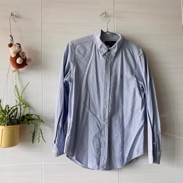 [BUNJANG] Polo Ralph Lauren Oxford Shirt Blue L(14-16) / POLO 폴로 랄프로렌 옥스포드 셔츠 블루 L(14-16)