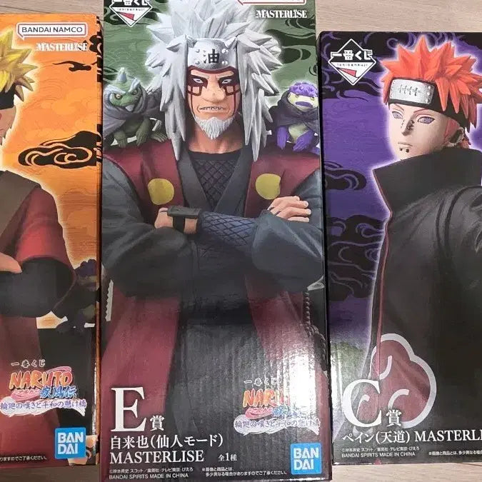 [BUNJANG] Ichiban Kuji Naruto Master Stars Piece Figures (Naruto, Jiraiya, Pain) / 선인 나루토A+선인 지라이야E+페인 피규어C (나루토/지라이야/페인)