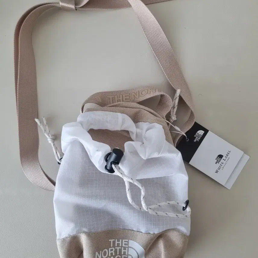 [BUNJANG] The North Face Derby Beach Bag Beige White / 노스페이스 슬링백