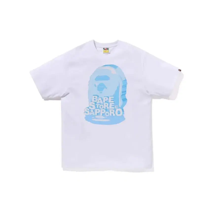[BUNJANG] BAPE Sapporo Limited Edition Short Sleeve T-Shirt White XXL / bape 베이프 삿포로 반팔티 화이트 XXL