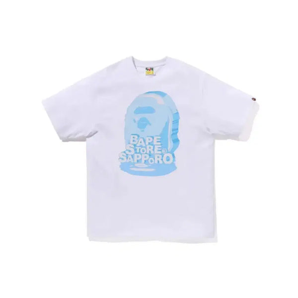 [BUNJANG] BAPE Sapporo Limited Edition Short Sleeve T-Shirt White XXL / bape 베이프 삿포로 반팔티 화이트 XXL
