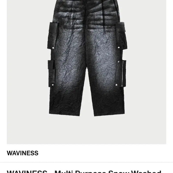 [BUNJANG] Waveness Crizz Cargo Pants / [2사이즈] 웨이비니스 크리즈 카고 팬츠 팝니다