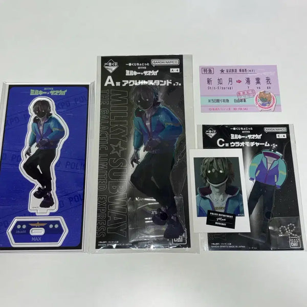 [BUNJANG] Galaxy Express Milkyway Max Kuji Manga Exhibition Acrylic & Paper Goods Bundle Set / 은하특급 밀키 서브웨이 맥스 쿠지 만화전 아크릴 지류 일괄 밀섭