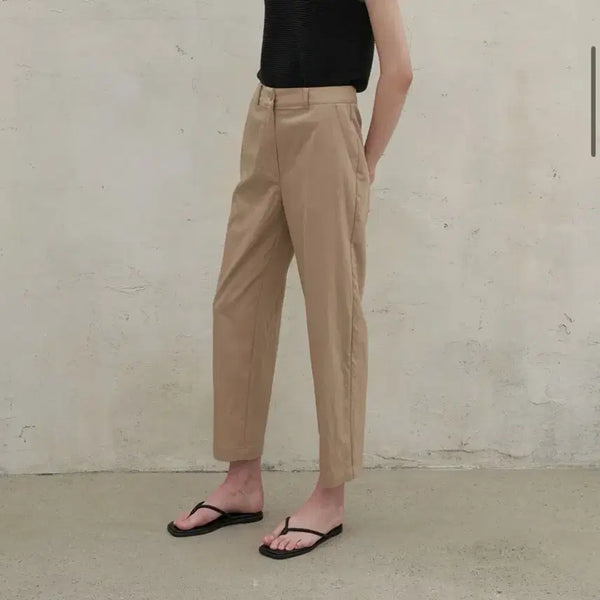 [BUNJANG] Bluebrick Crop Tapered Trousers (New) / 블루브릭 크롭 테이퍼드 트라우저 (새상품)