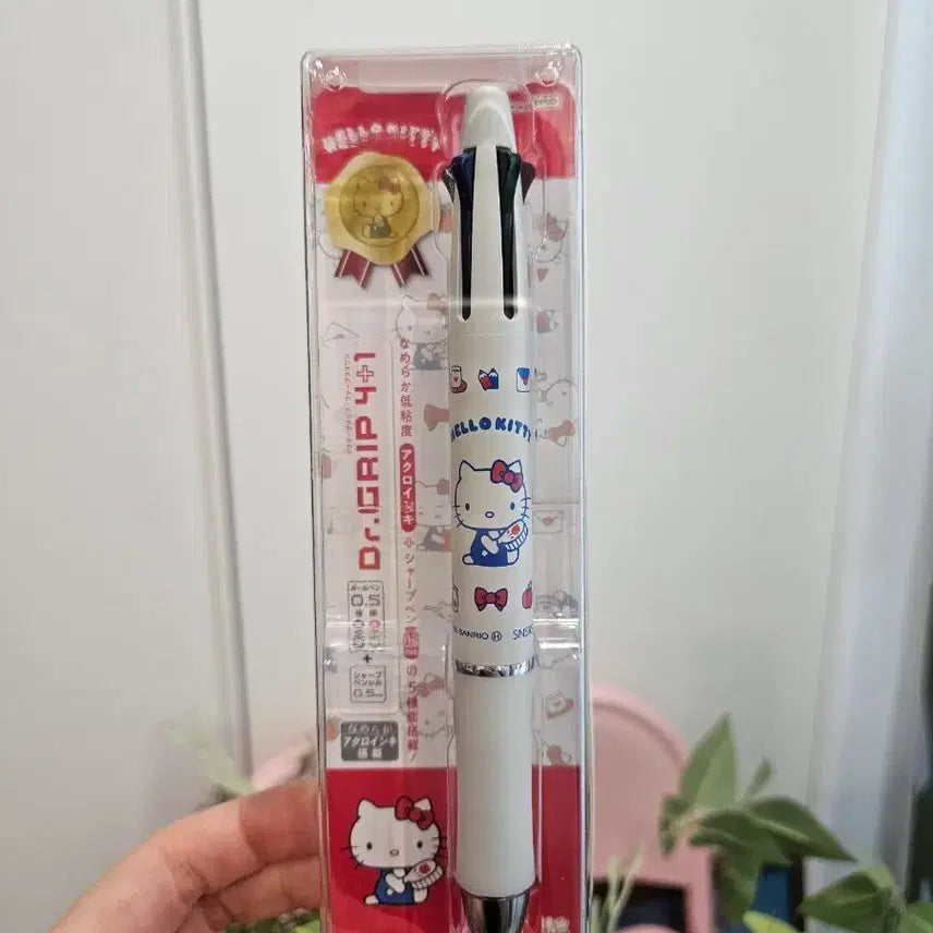 [BUNJANG] Sanrio Hello Kitty Pilot Dr. Grip 4+1 Multi-Pen & Mechanical Pencil / (정품)키티 파이롯트 닥터그립 4+1 멀티펜 샤프