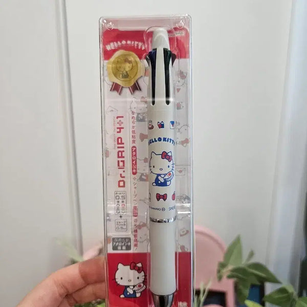 [BUNJANG] Sanrio Hello Kitty Pilot Dr. Grip 4+1 Multi-Pen & Mechanical Pencil / (정품)키티 파이롯트 닥터그립 4+1 멀티펜 샤프