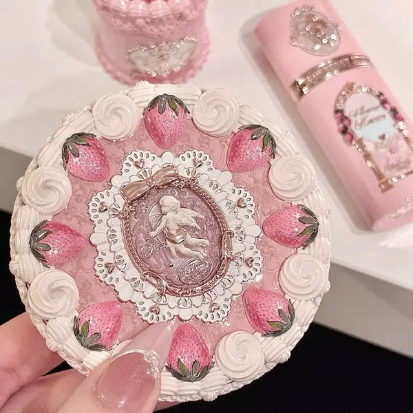 [BUNJANG] Flower Knows Strawberry Cupid Pressed Powder No. 1 / 플라워노즈 스트로베리 큐피드 프레스드 파우더 1호
