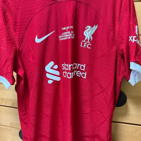 [BUNJANG] Liverpool 23-24 Carabao Cup Final Salah Jersey - Size L / (정품) 리버풀 카라바오컵 결승킷 살라 L