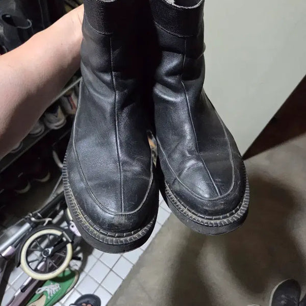 [BUNJANG] Sonshinbal Leather Chelsea Boots Black Size 265-270 / 손신발 가죽 첼시 부츠 블랙  265~270