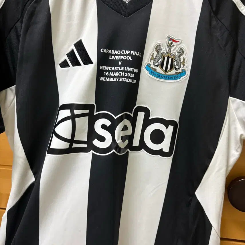 [BUNJANG] Newcastle United 24-25 Carabao Cup Final Kit Isaac Jersey (Size L) / (정품) 뉴캐슬 카라바오컵 결승킷 이삭 L