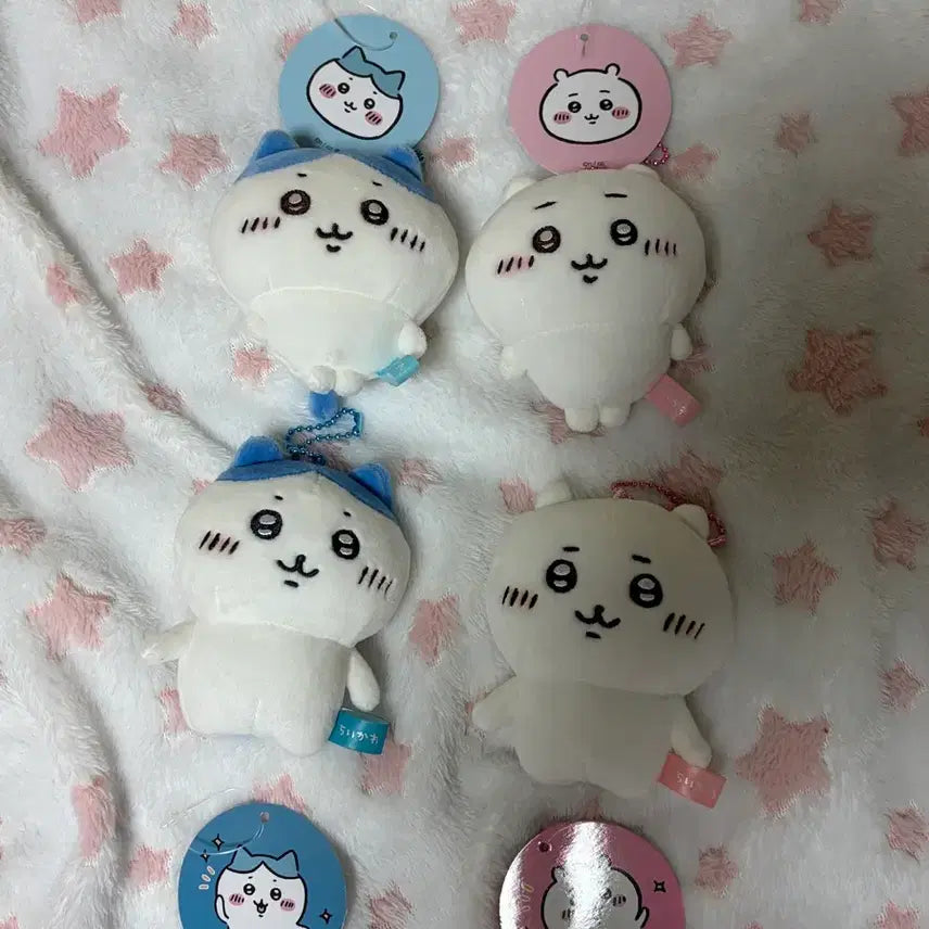 [BUNJANG] Chiikawa Hachware Mascot Bundle Set (Old & New Versions) / 일괄)치이카와 하치와레 구버전 신버전 마스코트