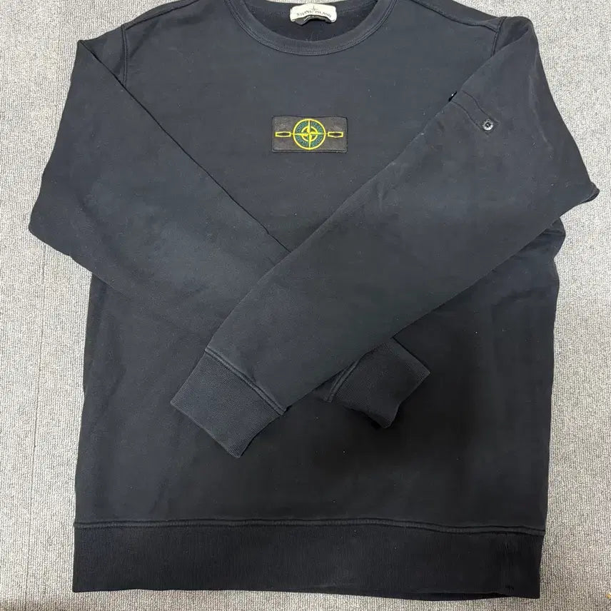 [BUNJANG] Stone Island Sweatshirt Black XL / 스톤아일랜드 맨투맨 블랙XL