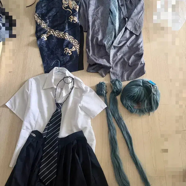[BUNJANG] Blue Archive Kisaki Cosplay Set (2 Outfits) / 블루아카이브 키사키 코스프레 2벌 일괄 판매