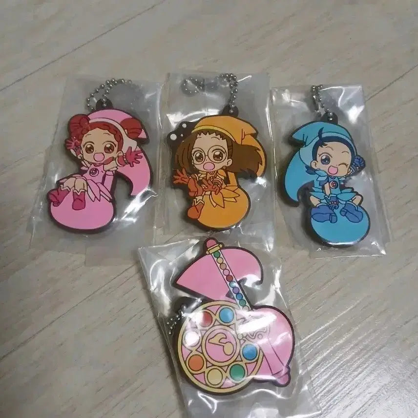 [BUNJANG] Ojamajo Doremi Asoto B-Prize Rubber Strap Keychain Gacha Set / 꼬마 마법사 레미 아소토 어소트 b상 러버스트랩 키링 가챠