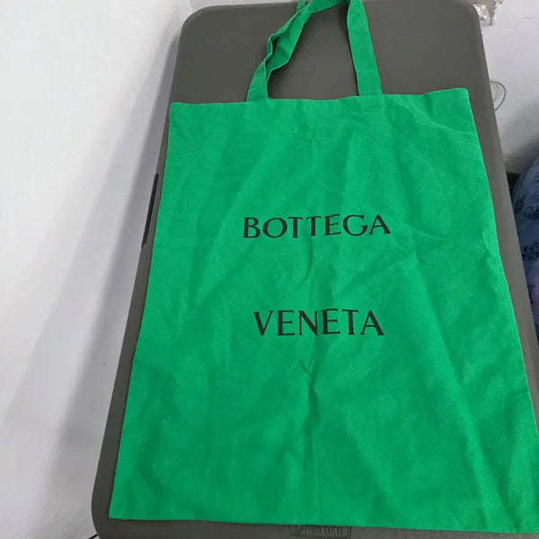 [BUNJANG] Bottega Veneta Green Canvas Eco Bag (Large Size) / 보테가베네타 그린 에코백 빅사이즈 캔버스 천가방