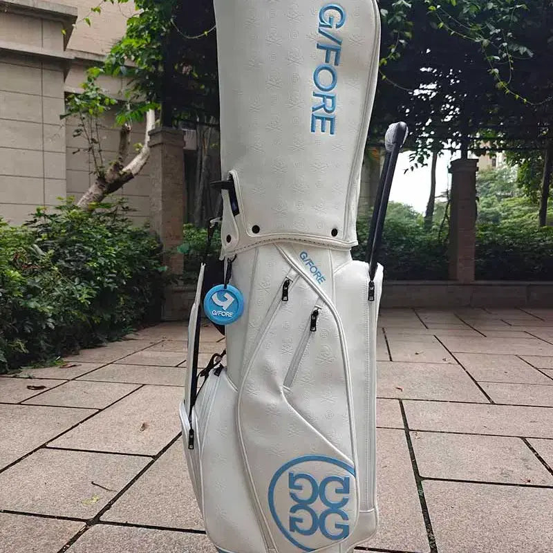 [BUNJANG] Wheeled Golf Caddy Bag (White) / 휠캐디백 바퀴형 골프백 (화이트)
