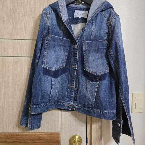 [BUNJANG] O'2nd Women's Denim Jacket / O'2nd 오즈세컨 청자켓