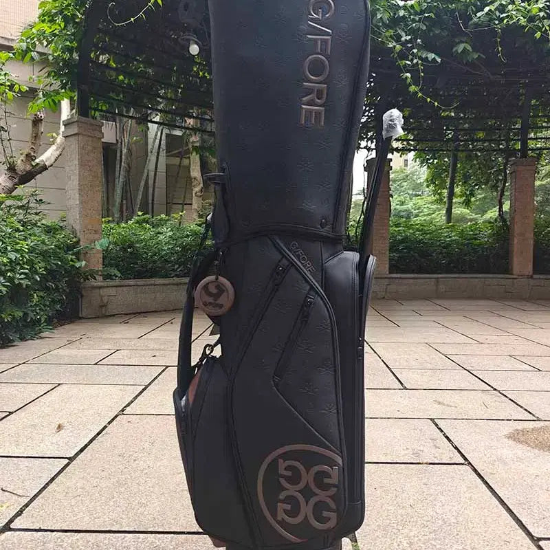 [BUNJANG] Wheeled Golf Bag (Black) / 휠캐디백 바퀴형 골프백 (블랙)