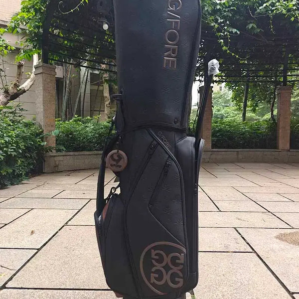 [BUNJANG] Wheeled Golf Bag (Black) / 휠캐디백 바퀴형 골프백 (블랙)