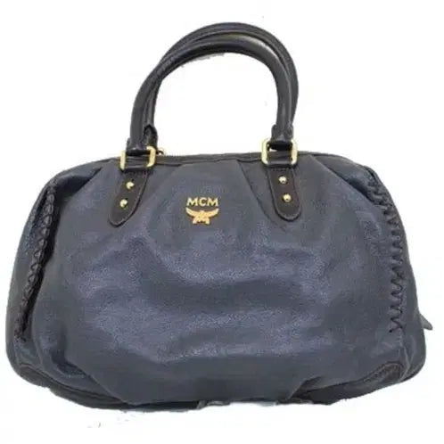 [BUNJANG] MCM Leather Tote Bag Shoulder Bag Crossbody Handbag / MCM 레더 토트백 숄더백 정품 명품가방 크로스백 명품핸드백 명품백 보스