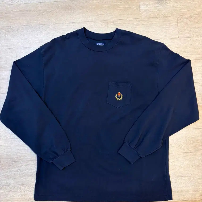 [BUNJANG] Heritage Floss Navy Long Sleeve L / 헤리티지플로스 롱슬리브 네이비 L