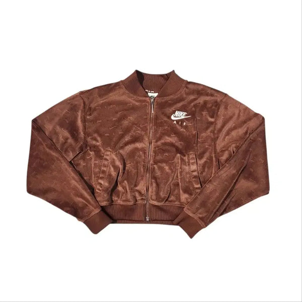 [BUNJANG] Nike Velvet Velour Crop Jacket / 나이키 벨벳 벨루어 크롭 자켓사이즈