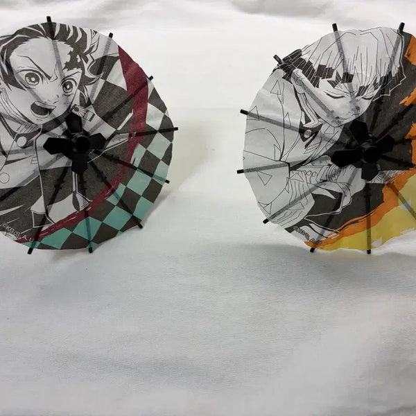 [BUNJANG] Demon Slayer Tanjiro & Zenitsu Umbrella Gacha Set / 귀멸의 칼날 우산 가챠 (탄지로, 젠이츠) 희귀 가챠