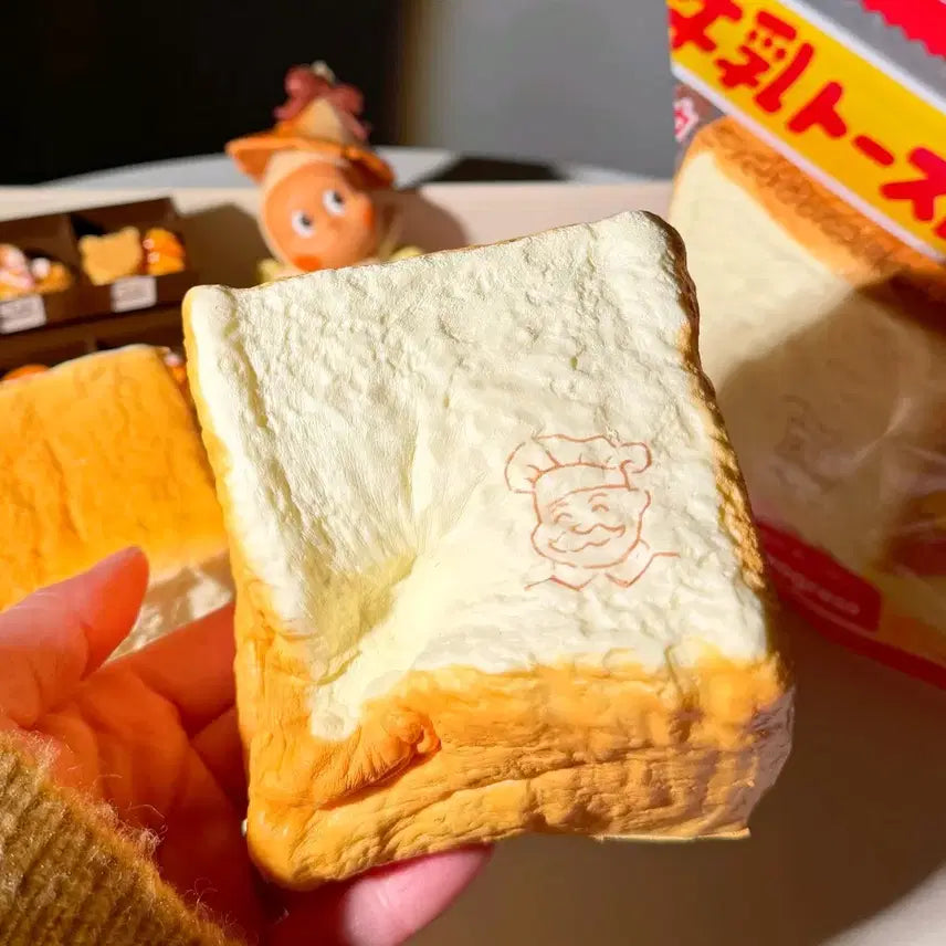 [BUNJANG] Squishy Bread Toy / 식빵 무지 스퀴시 말랑이