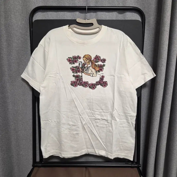 [BUNJANG] Japanese Vintage White Short Sleeve T-Shirt L / Japanese vintage 반팔 티셔츠 L(100)
