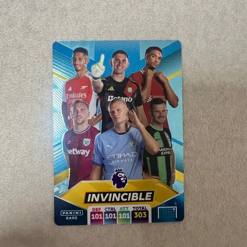 [BUNJANG] 2025 Adrenalyn Premier League Panini Invincible Card / 2025 아드레날린 프리미어리그 파니니