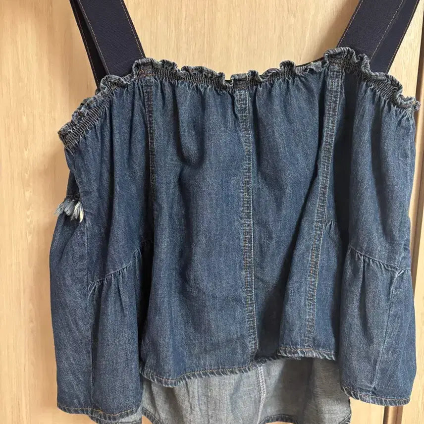[BUNJANG] Lucky Chouette Denim Bustier / 럭키슈에뜨 데님 뷔스티에 36