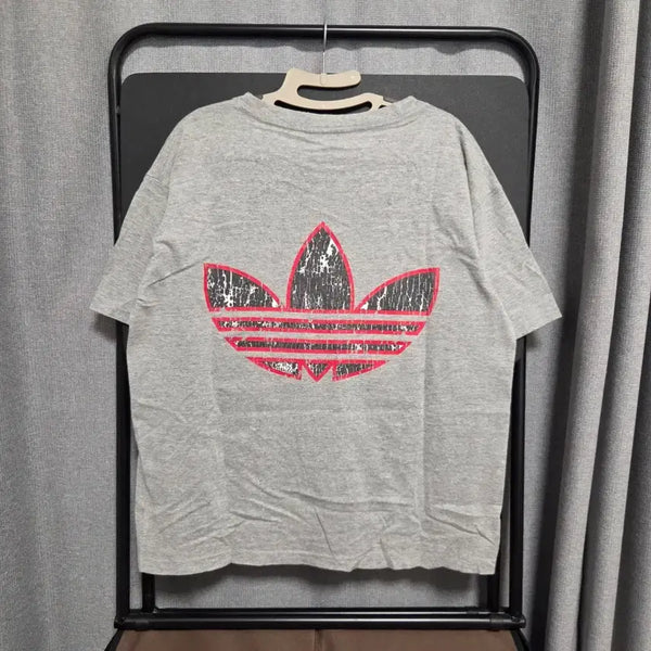[BUNJANG] Adidas 90s Vintage T-Shirt L (Gray) / 90s 아디다스 빈티지 반팔 티셔츠 L(100)