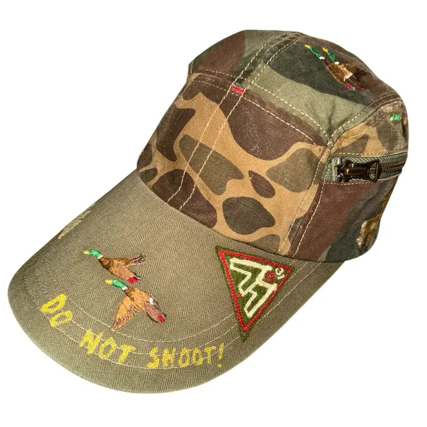 [BUNJANG] Polo Talon Zipper Pocket Embroidered Detail Ball Cap / 폴로 탈론 지퍼 포켓 디테일 무수한 자수 디테일 볼캡 모자