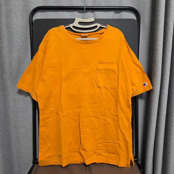 [BUNJANG] Champion Vintage Mustard Short Sleeve T-Shirt L / Champion 빈티지 반팔 티셔츠 L(100)