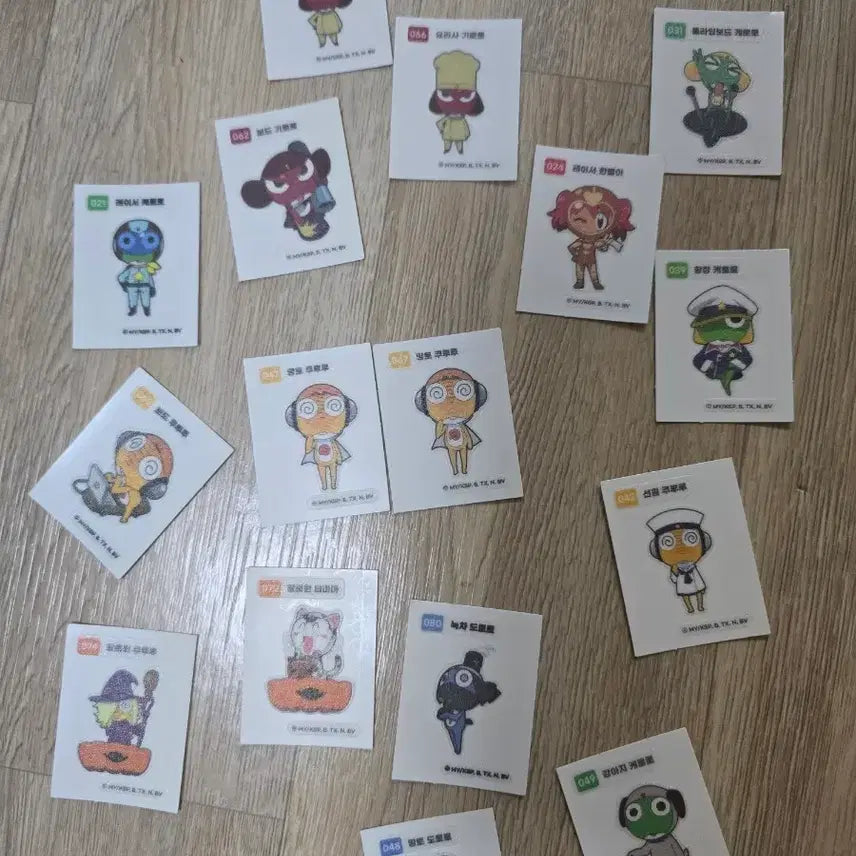 [BUNJANG] Keroro Sticker Bundle / 케로로 띠부씰 판매